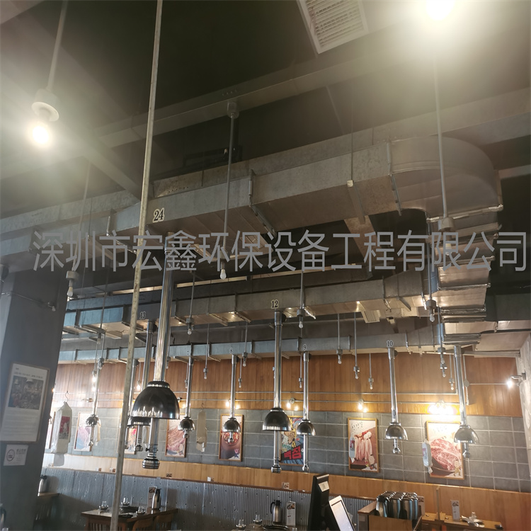 洪梅烤肉店排烟管道安装 洪梅安装烤肉店排烟管道 洪梅排油烟风管安装公司