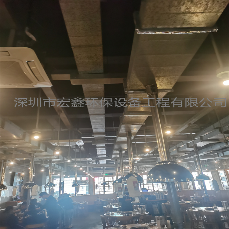 石碣烤肉店排烟管道安装 石碣安装烤肉店排烟管道 石碣排油烟风管安装公司